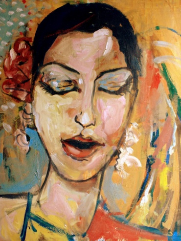 El Cante, olio su tela- Mauro Di Girolamo 2010