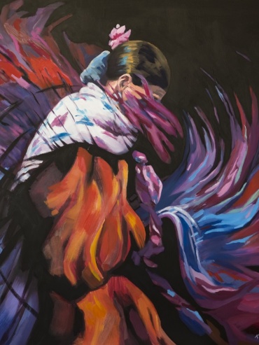 Kay-Woo-Rosa-con-mantón